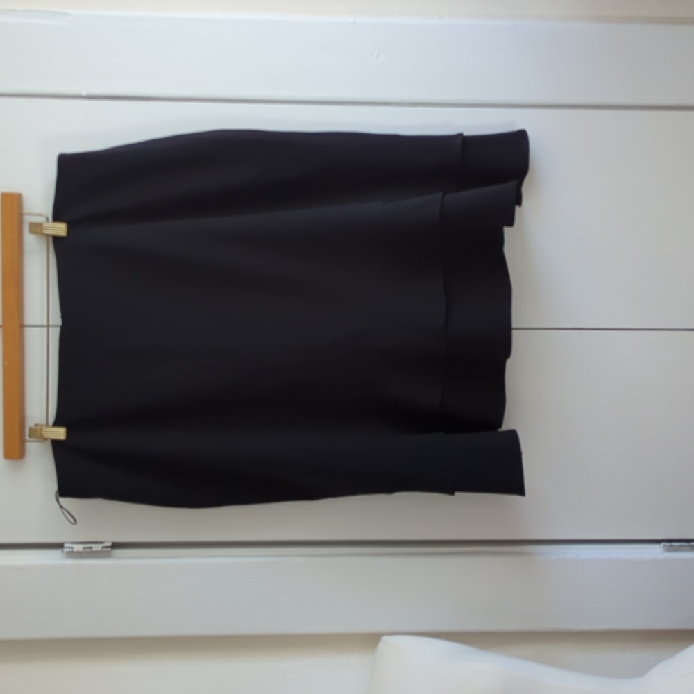 Plus size black skirt